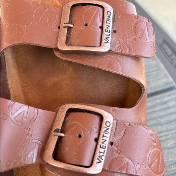 Valentino sandles Birko brown size 9 - Picture 2 of 10